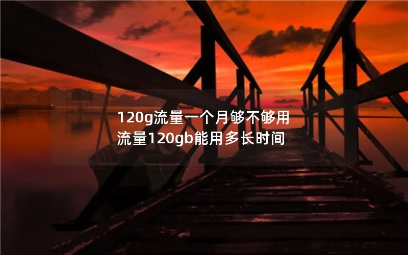 120g流量一个月够不够用 流量120gb能用多长时间