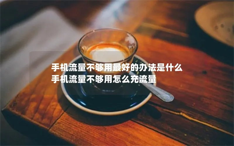 手机流量不够用最好的办法是什么 手机流量不够用怎么充流量