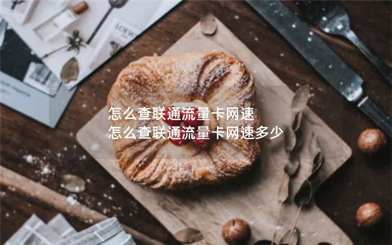 怎么查联通流量卡网速 怎么查联通流量卡网速多少