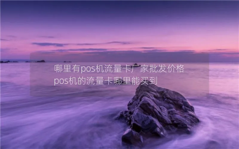 哪里有pos机流量卡厂家批发价格 pos机的流量卡哪里能买到